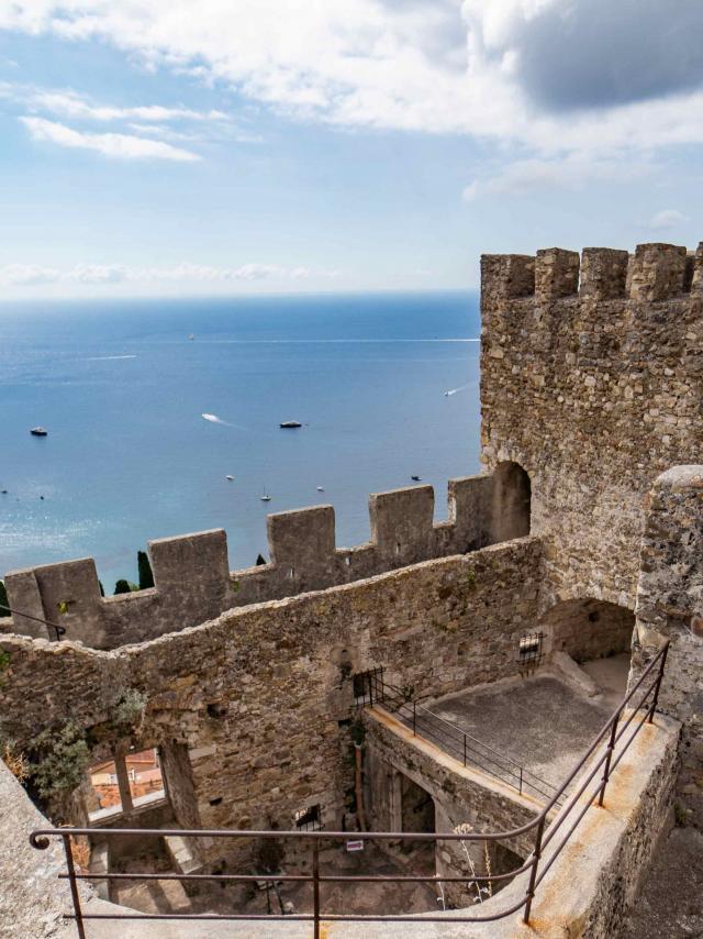 Roquebrune Cap Martin Panorama Chateau Grimaldi