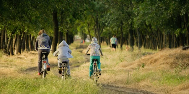 Vélo en famille