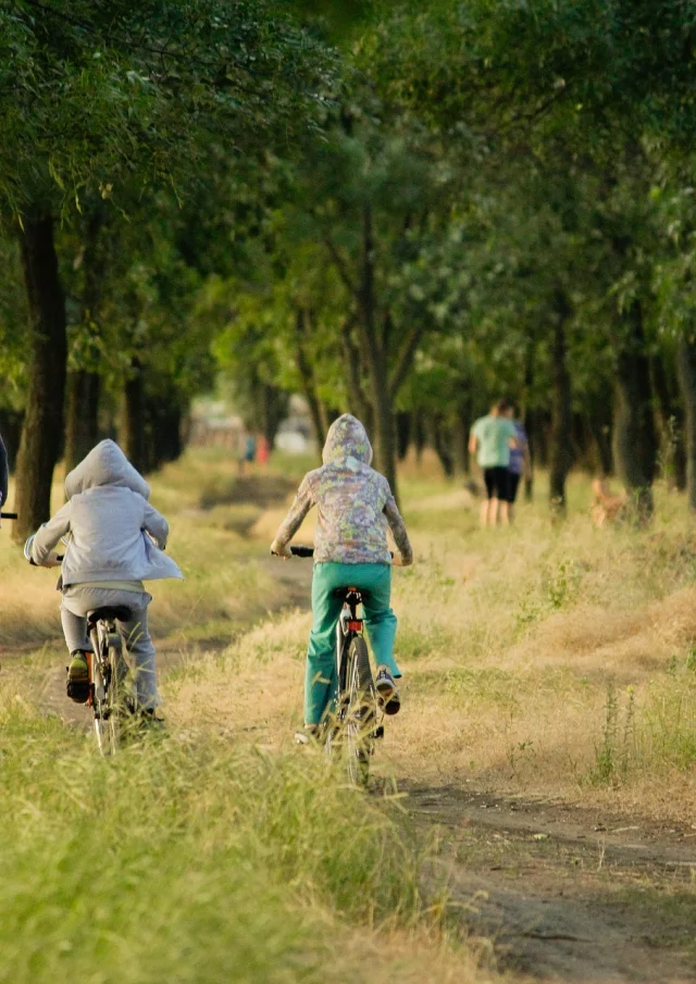 Vélo en famille