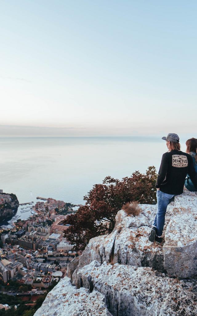 Vue de la Tête de Chien à La Turbie