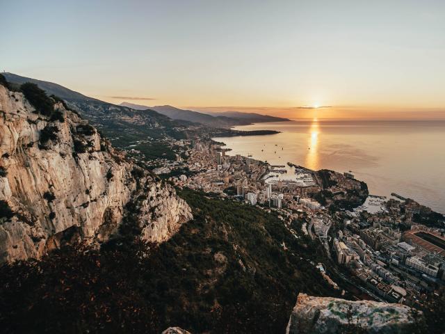 Vue de la Tête de Chien à La Turbie