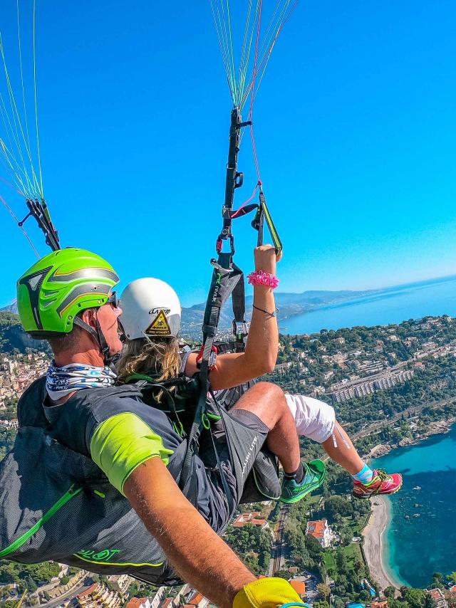 Parapente activité en pleine nature La Turbie