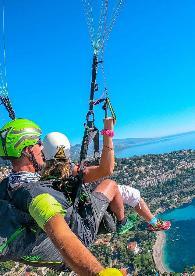 Parapente activité en pleine nature La Turbie