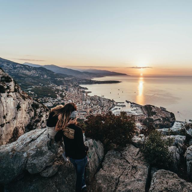 Vue de la Tête de Chien à La Turbie