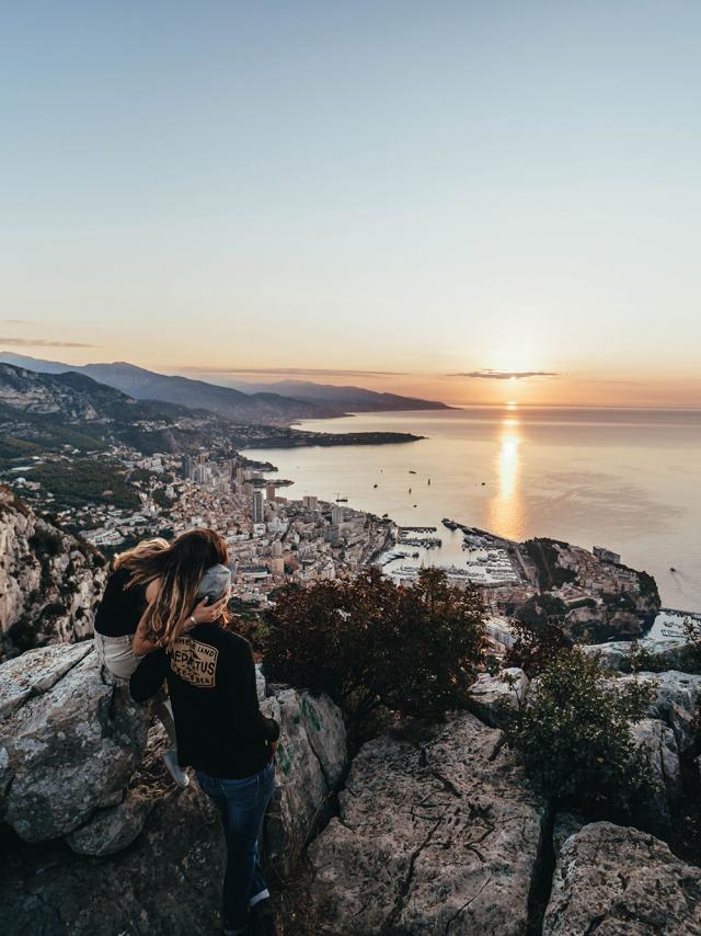 Vue de la Tête de Chien à La Turbie