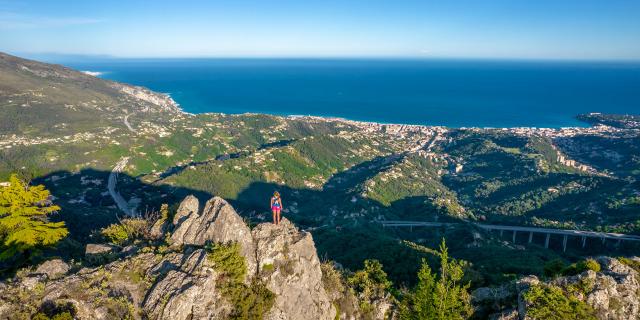 Trail Saint Agnes panorama