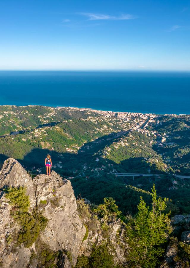 Trail Saint Agnes panorama