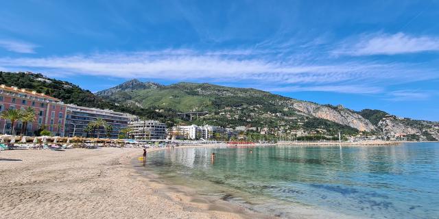 Plage Rondelli Menton