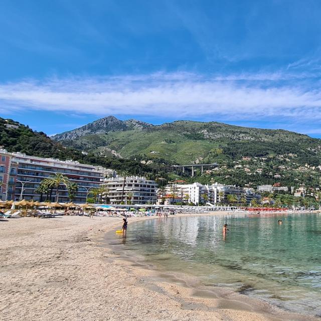 Plage Rondelli Menton