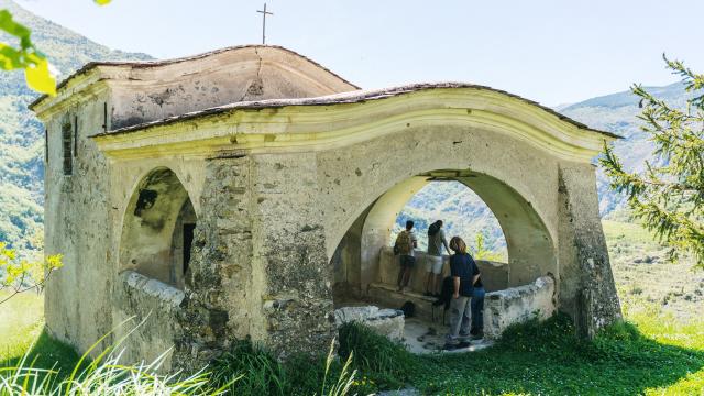 Randonner A Saorge - chapelle Sainte-Croix