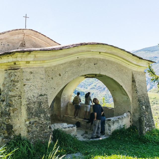 Randonner A Saorge - chapelle Sainte-Croix