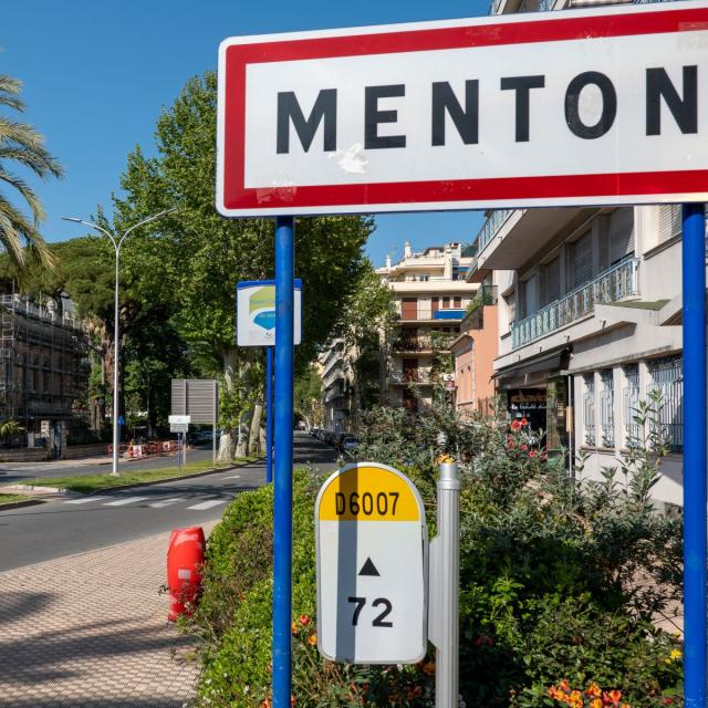 Route Menton