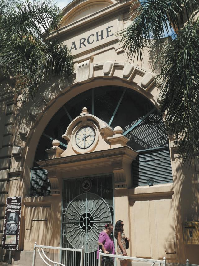 Façade du Marché Gustave Eiffel à Beausoleil