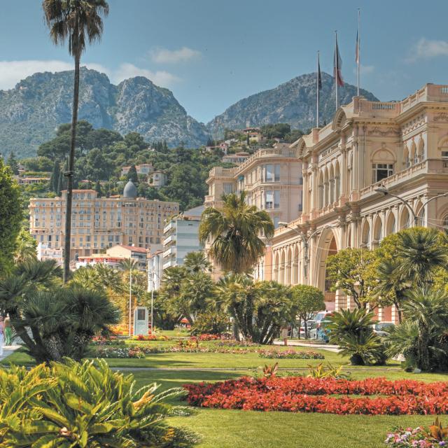 Jardin et Palais de l'Europe à Menton