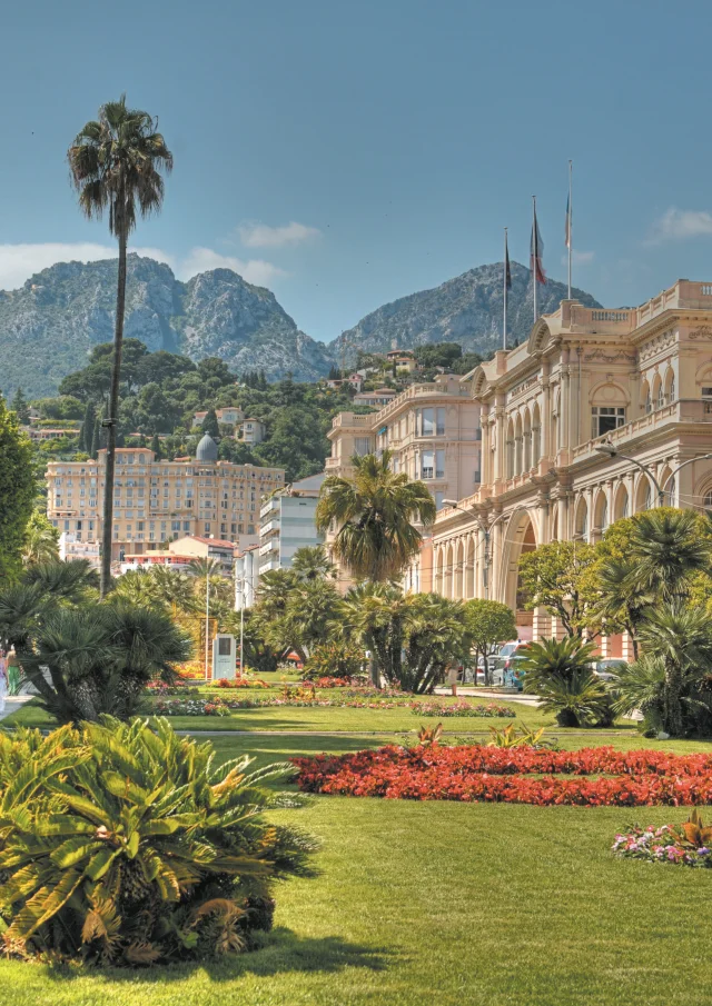 Jardin et Palais de l'Europe à Menton