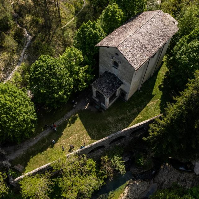 Chapelle Notre Dame Des Fontaines Extérieur, La Brigue