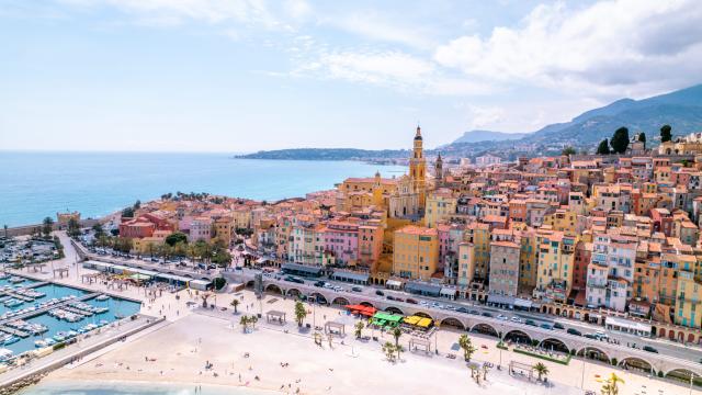 Esplanade Des Sablettes Vieille Ville De Menton Isabelle Fabre