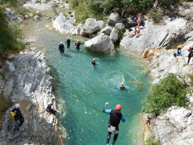 Canyoning à Breil sur Roya