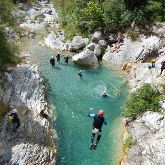 Canyoning à Breil sur Roya