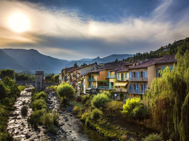 Sospel, village de la Bévéra