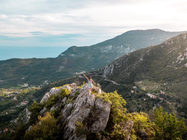 Panorama Depuis Les Hauteurs De Sainte Agnes Isabelle Fabre