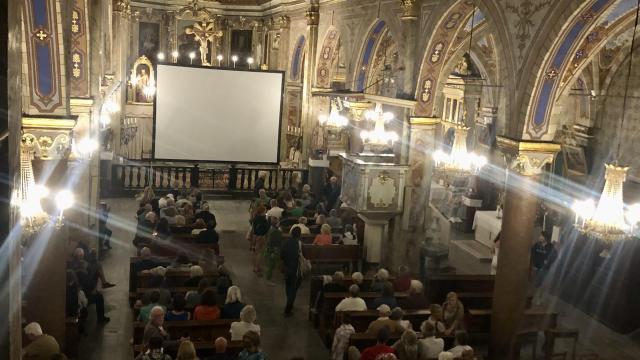 Oiree Lorgue Fait Son Cinema Dans Leglise De La Brigue Lrro Cliche F. Marcon