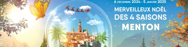 Affiche Noel A Menton 2024