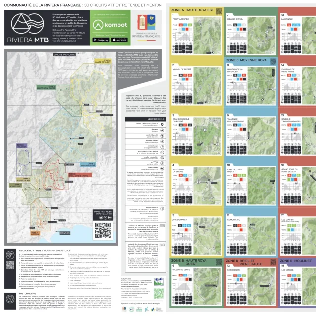 30 Circuits Vtt Entre Tende Et Menton